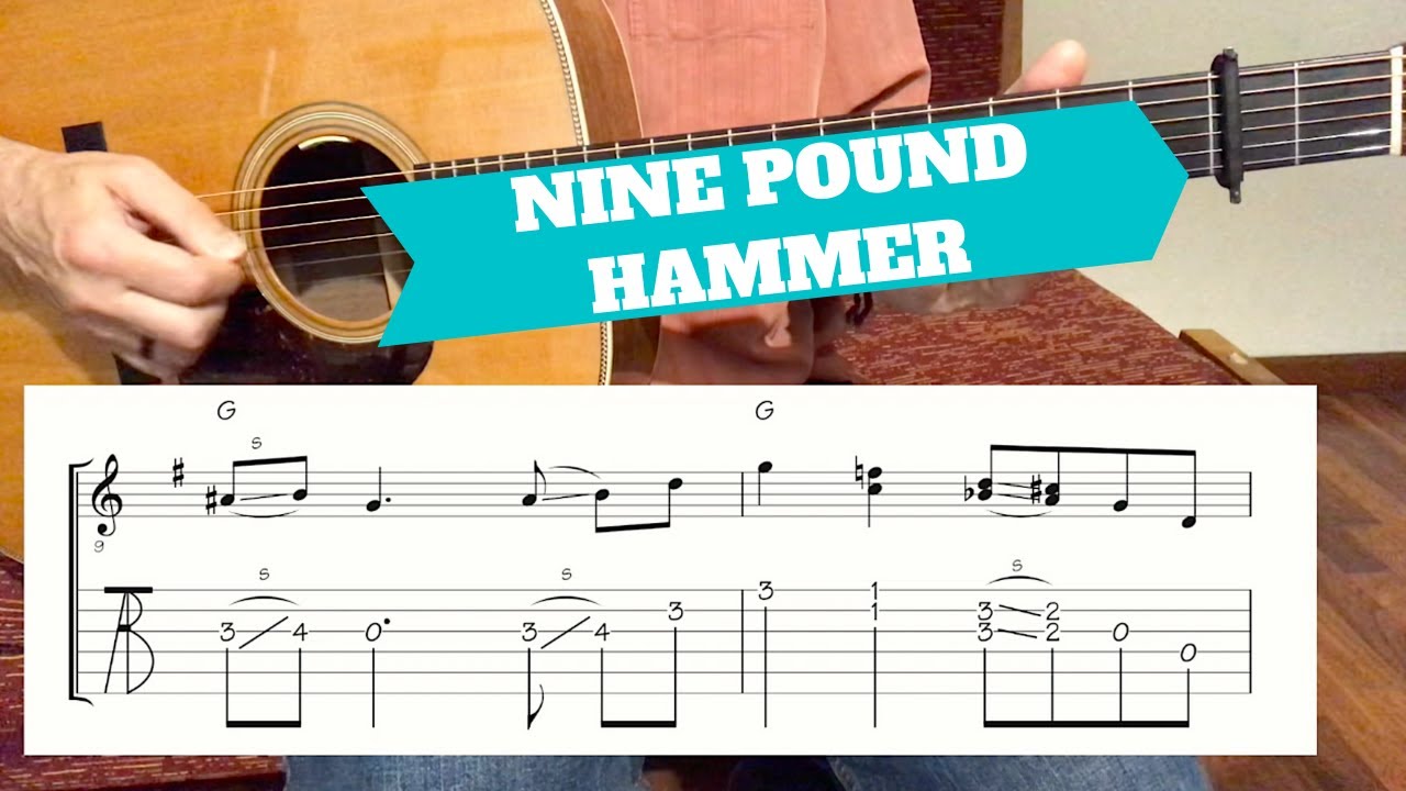 NINE POUND HAMMER - Bluegrass Guitar Lesson
