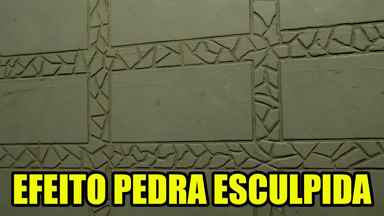 Efeito Pedra Esculpida - Fa&ccedil;a Voc&ecirc; Mesmo