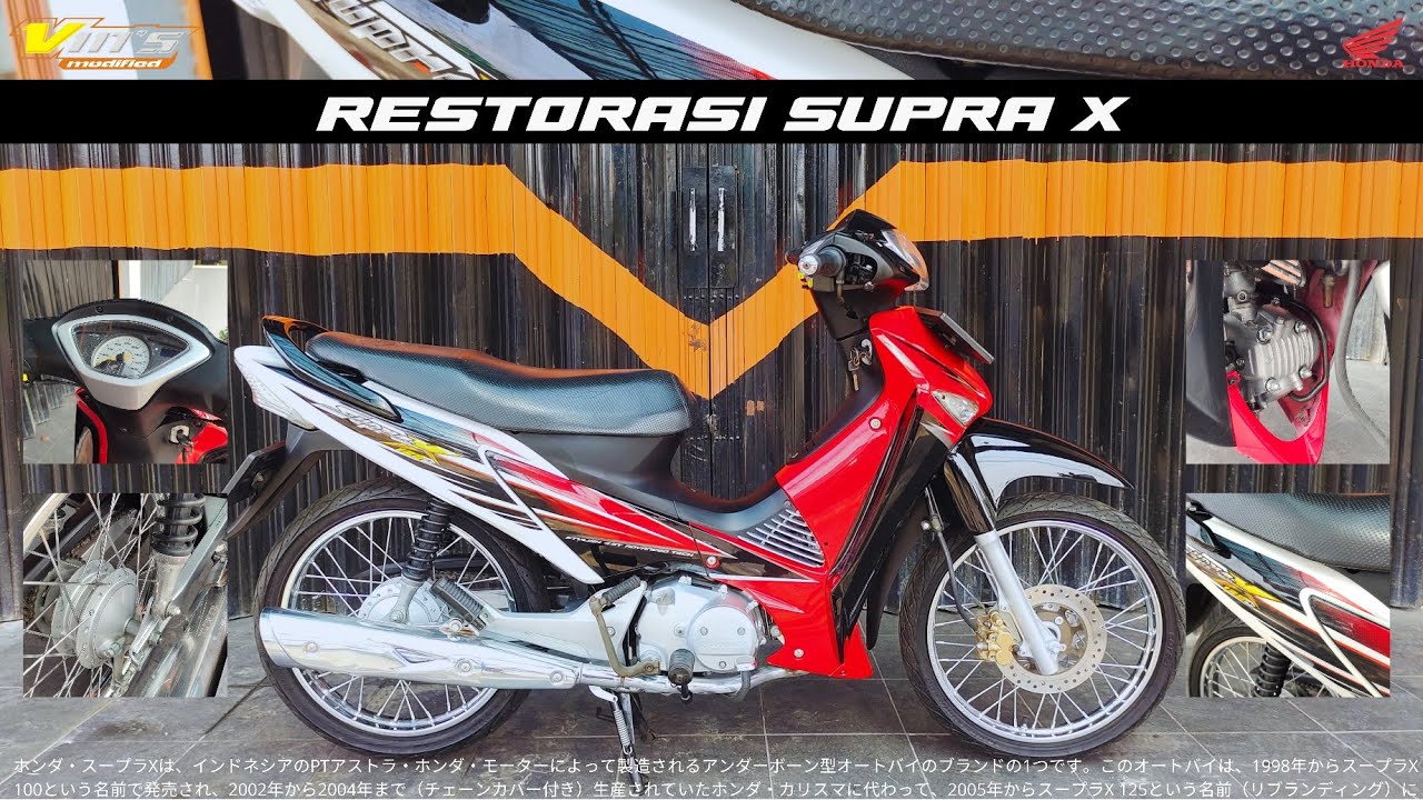Restorasi Ringan Supra X 125 | Vins Modified #bengkelrestorasi