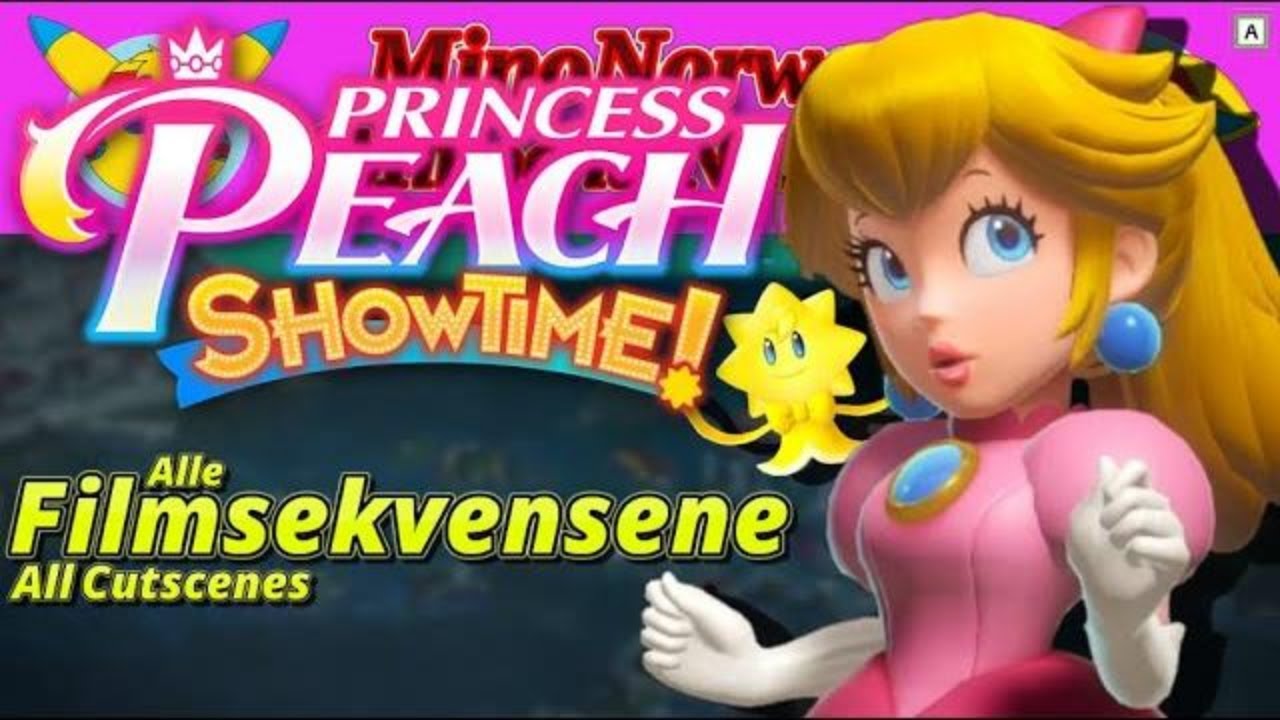 Alle filmsekvensene i Princess Peach Showtime! | All Cutscenes in Princess Peach Showtime!