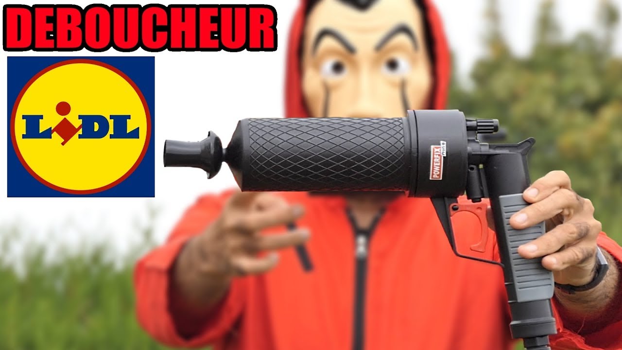LIDL déboucheur de canalisation Problème WC évier baignoire douche bouché eau ne couple plus