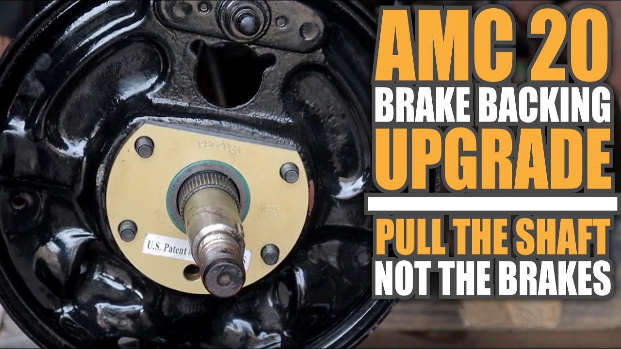 AMC20 Pull Axle Shaft WITHOUT Removing the Brakes | Brake Backing Adapter Kit Upgrade | Installation