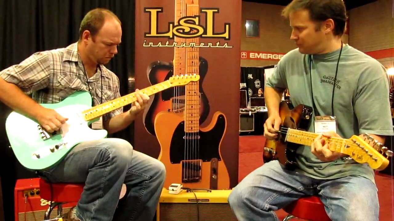 James Mitchell and Matt Rae Jammin' at the LsL Booth -- Summer NAMM '09