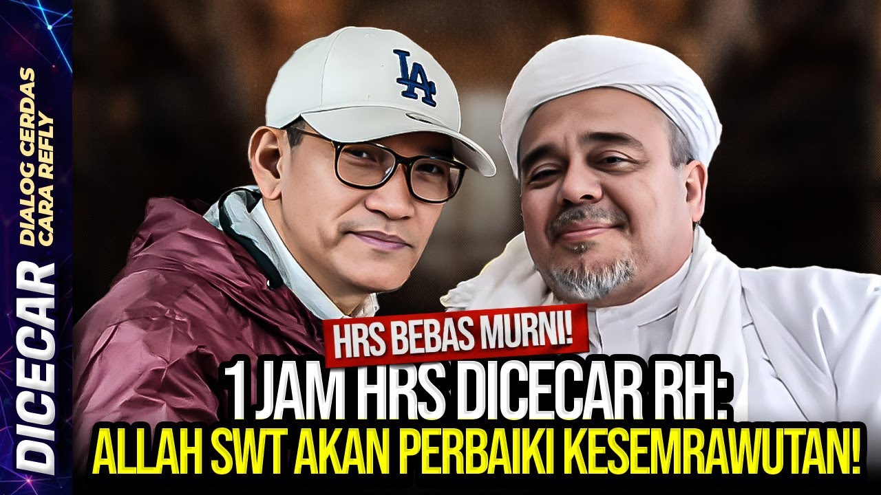 HRS BEBAS MURNI! 1 JAM HRS DICECAR RH: ALLAH SWT AKAN PERBAIKI KESEMRAWUTAN!