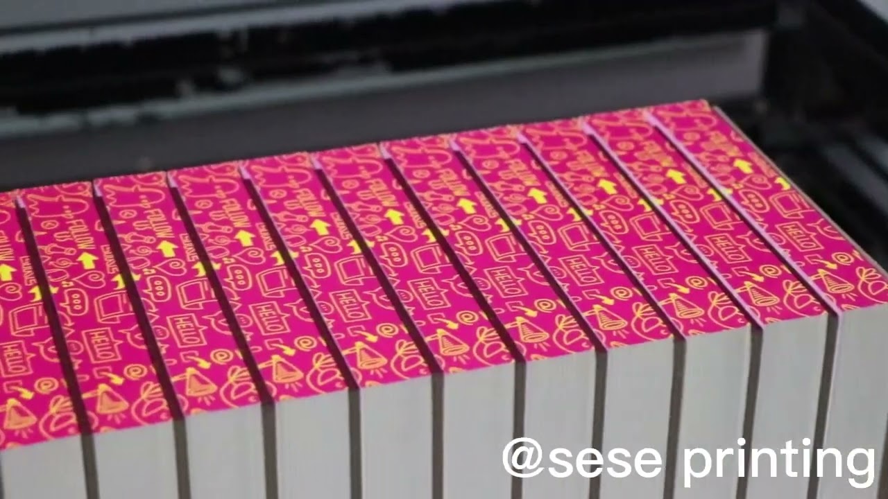 Book Sprayed Edges Printing