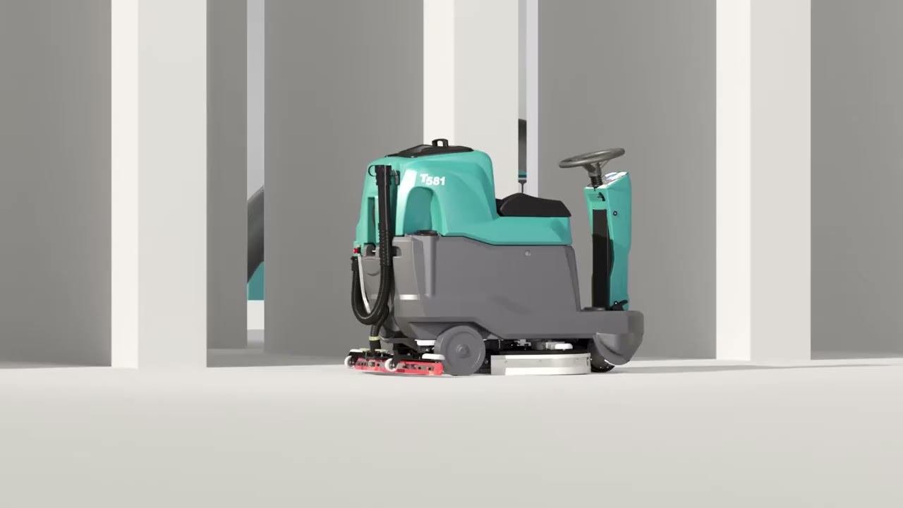 T581 Ride-On Scrubber: Product Overview