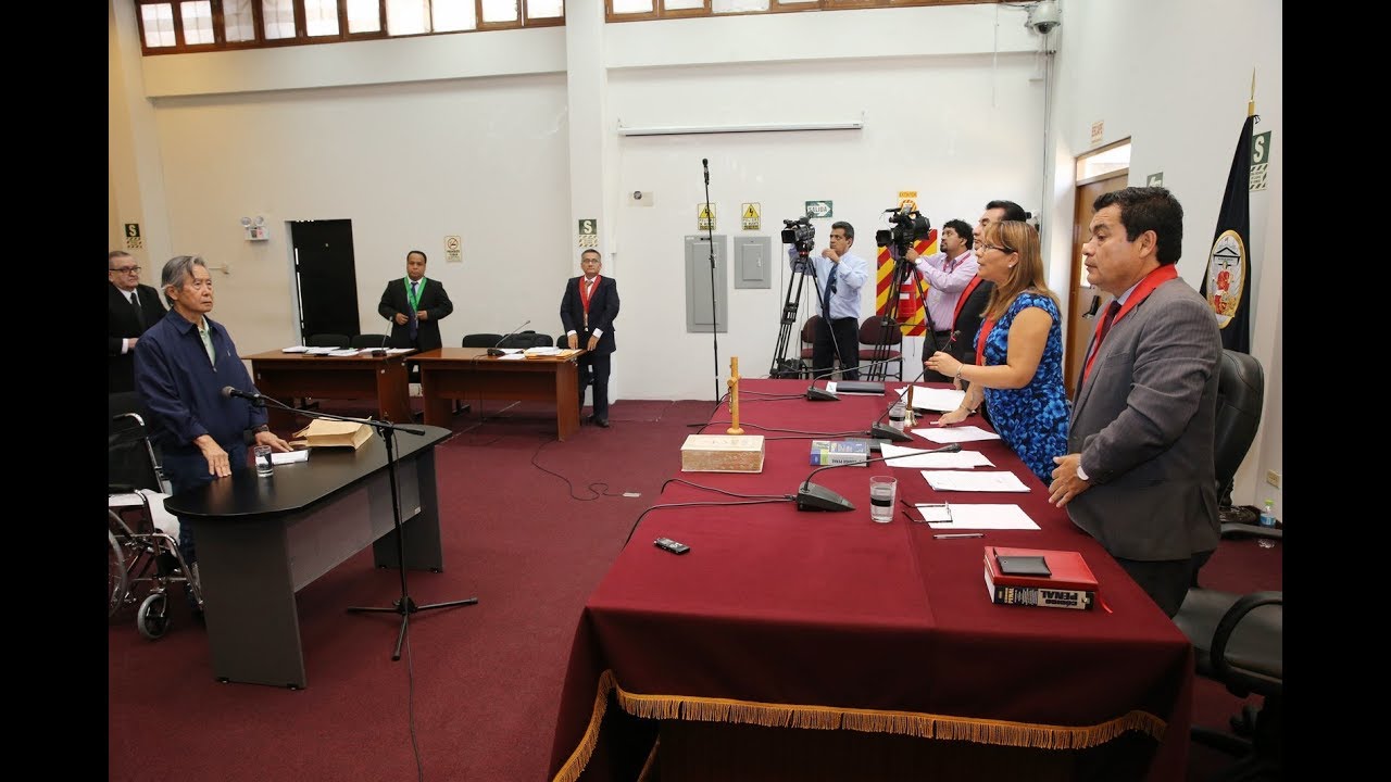 ALBERTO FUJIMORI DECLARA COMO TESTIGO EN LA AUDIENCIA DEL CASO GORRITI 15-3-18
