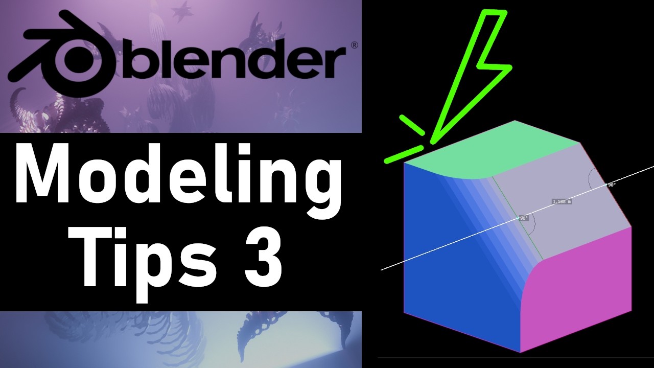 Blender Modeling Tips 3