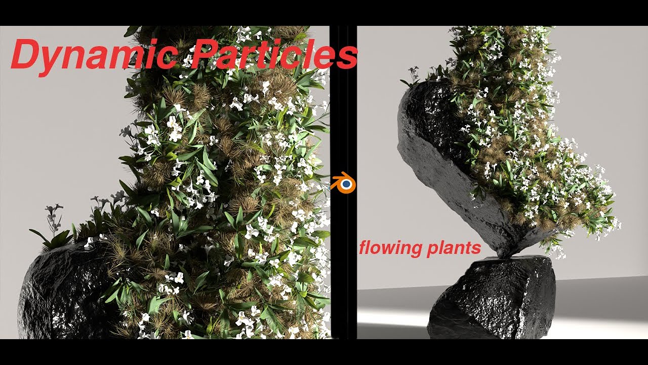 River of Life: Plant Flow Particle Simulation | Blender Tutorial