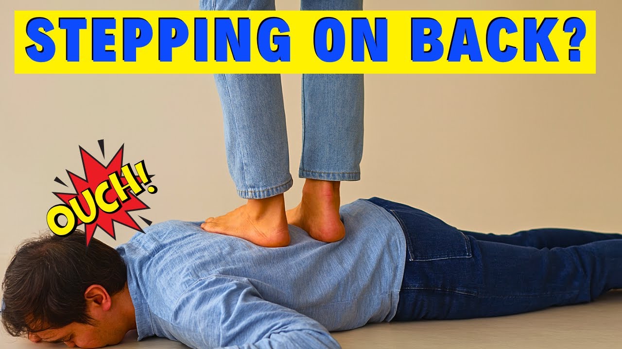 Stepping on the Back for Disc Bulge? (L4-L5, L5-S1 Warning) | Dr. Walter Salubro
