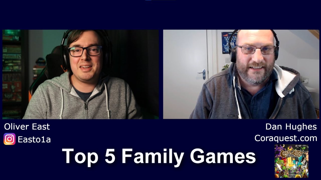 Top 5 Family Board Games With Dan Hughes