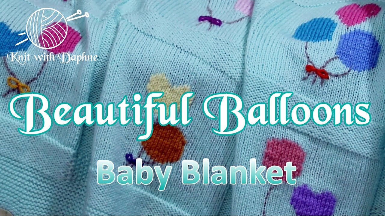 Baby Blanket - Beautiful Balloons