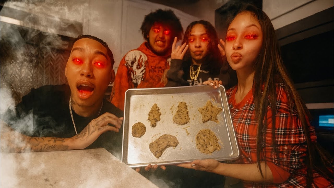 BAKING Cookies While BAKED | Vlogmas Day5