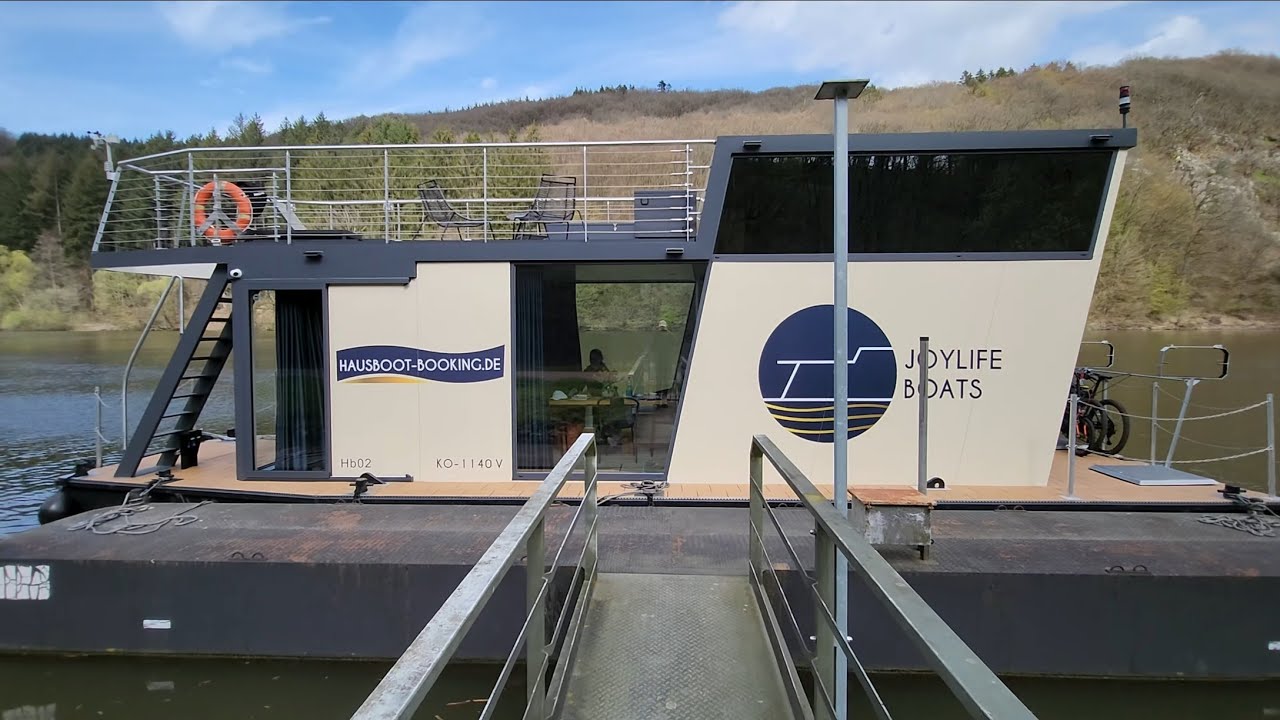 Tinyhouse Hausboot 1 Woche leben mit 3 Personen: Joylife Boats 1. mal alleine mit Marlene.S01/F13