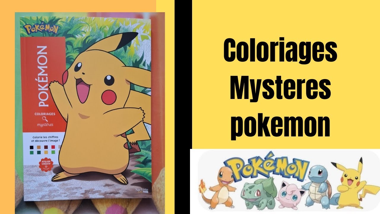 Coloriages mystères Pokémon