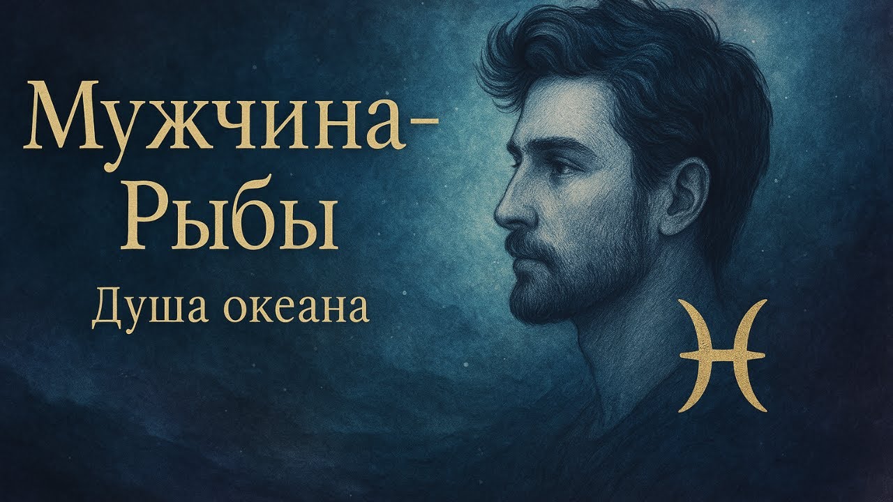 Мужчина-Рыбы: Тонкая душа в мире бурь | Характер, Любовь, Работа, Эмоции и Советы