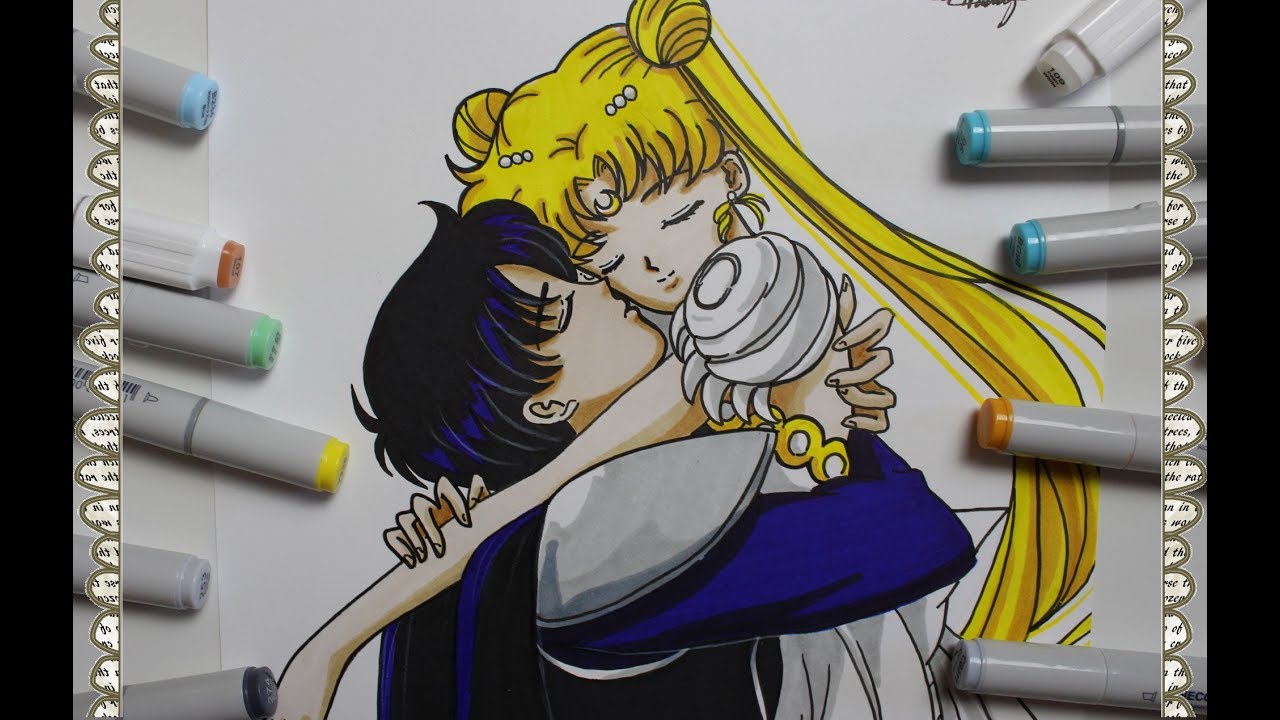 Sailor Moon Episode 105 Cómo Dibujar a La Princesa Queen Serenity & El Principe Endimion How To Draw