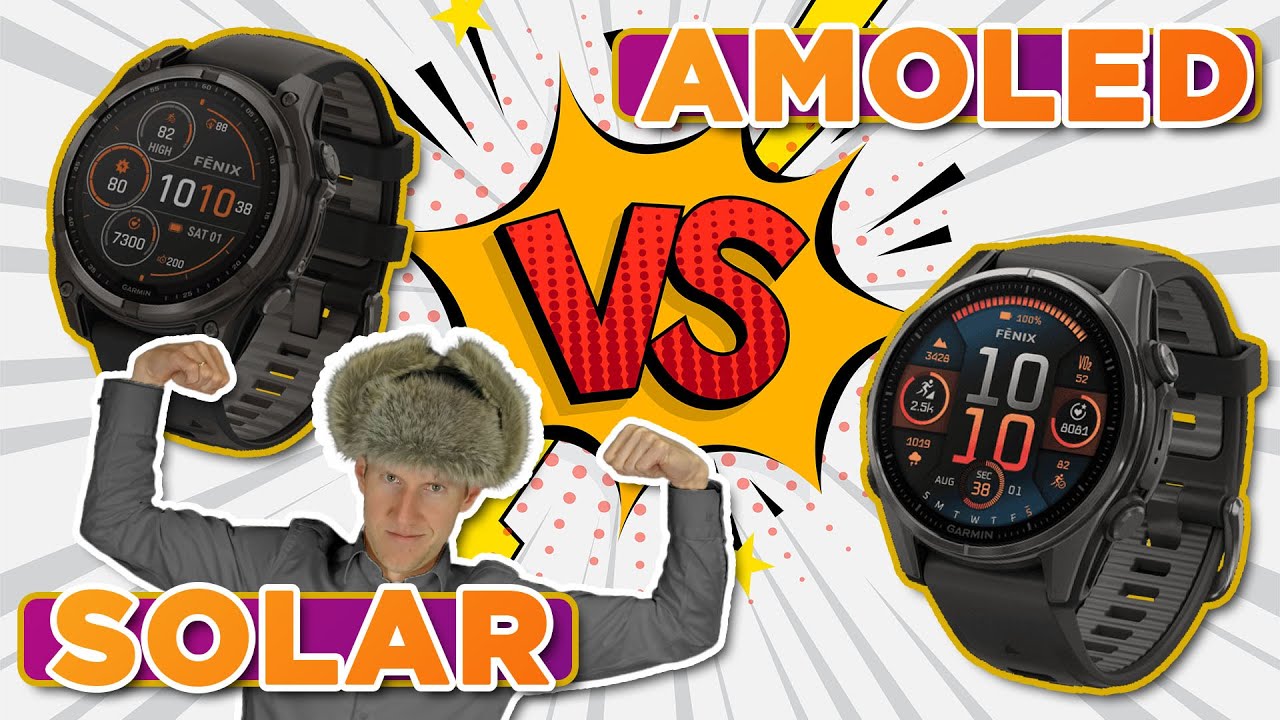 Сравнение AMOLED или Solar экран? Garmin Fenix 8! Лучший обзор для ТОП часов какой дисплей выбрать!