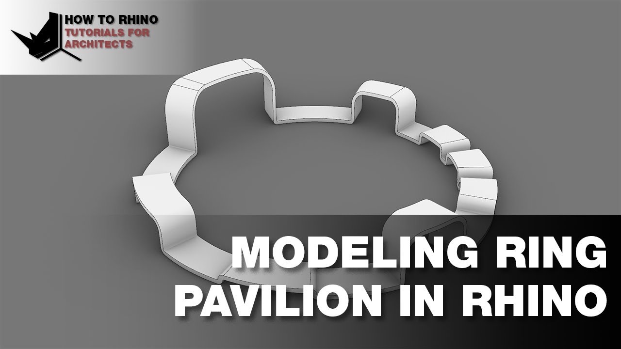 Rhino Architecture Modeling Rounds Pavilion