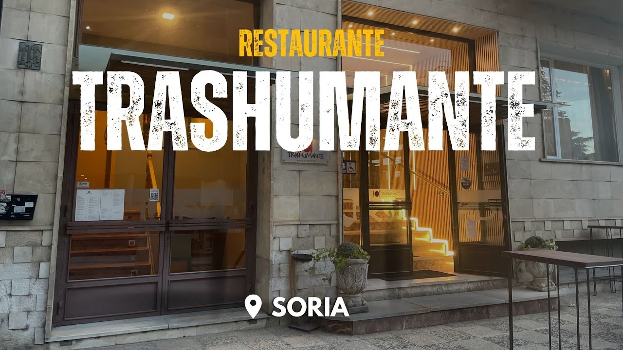 Increíble menú en Soria: Restaurante Trashumante 🍽️