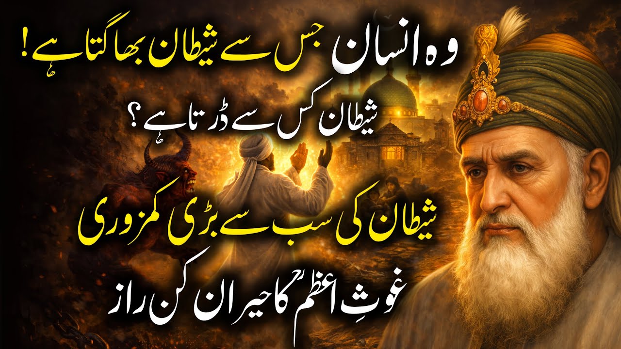 Shaitan Kis Insaan Se Kaapta Hai? Sheikh Abdul Qadir Jilani RA Ka Hairan Kar Dene Wala Raaz
