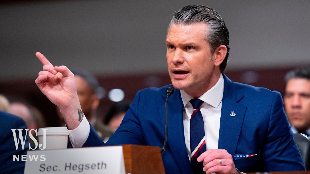 Democratic Senators Grill Sec. Hegseth Over Iran War | WSJ News