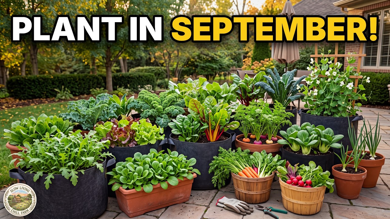 15 Container Vegetables You Can STILL Plant in September  For Hot And Cold Climates