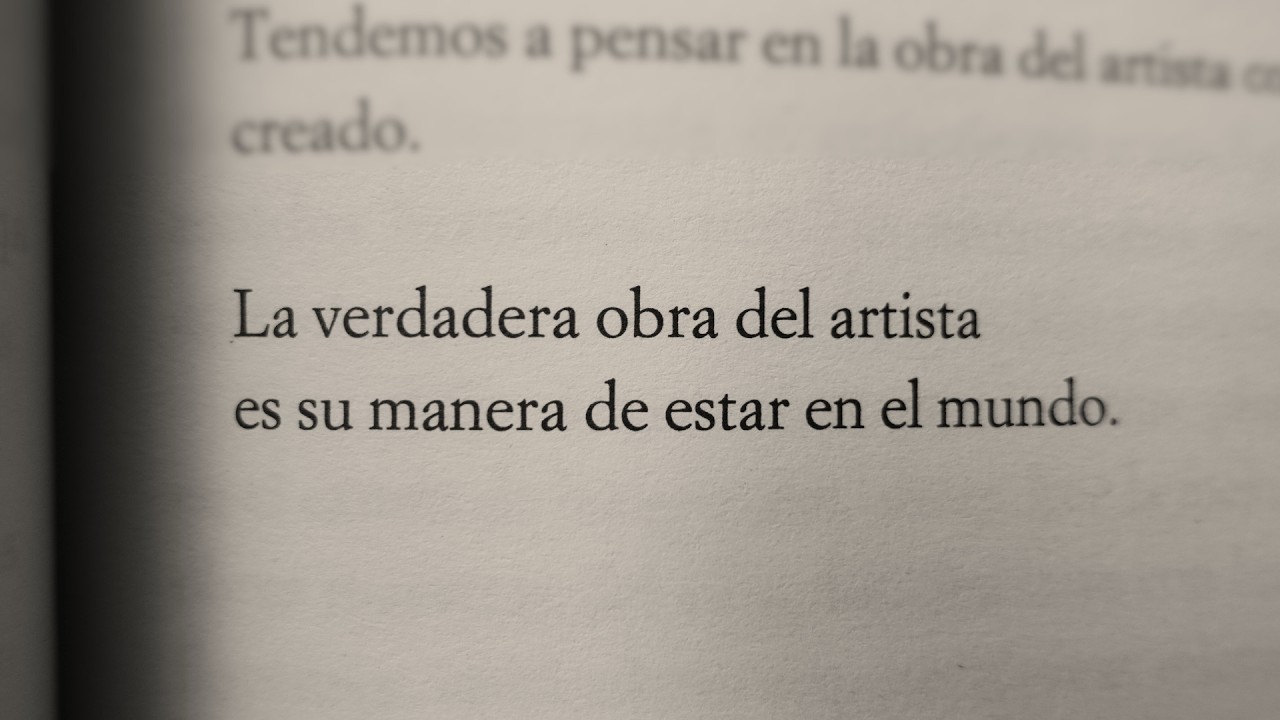¿El arte es más importante que el artista?