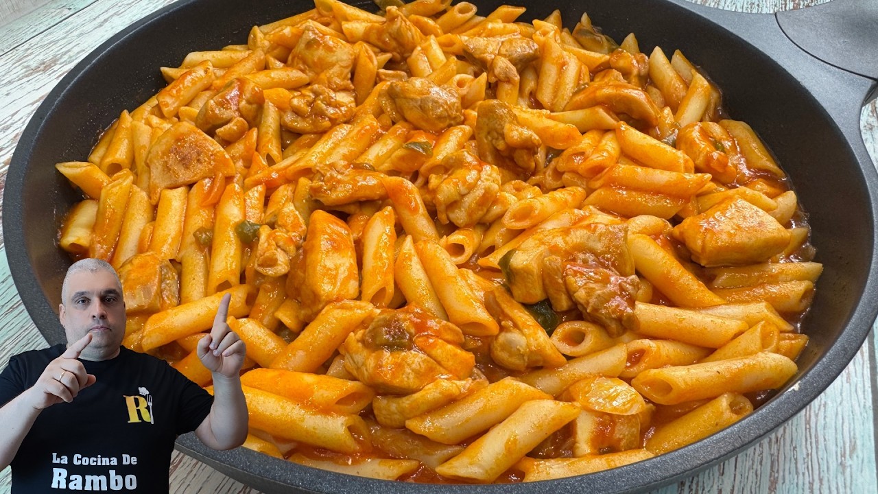 ¡Es tan delicioso que repetirás una y otra vez! ¡Comida rica y abundante! 😍 RECETA DE PASTA