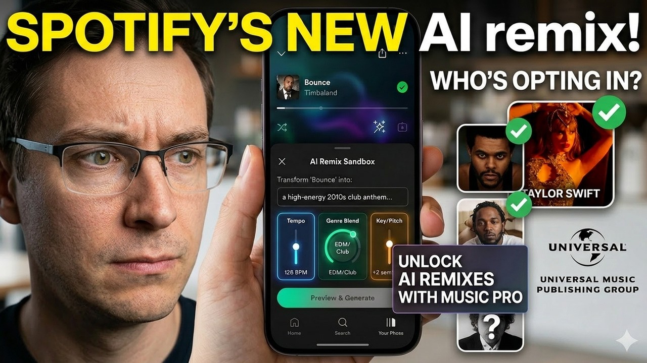 ИИ-ремиксы и каверы в Spotify: кто согласится участвовать и как это будет выглядеть?