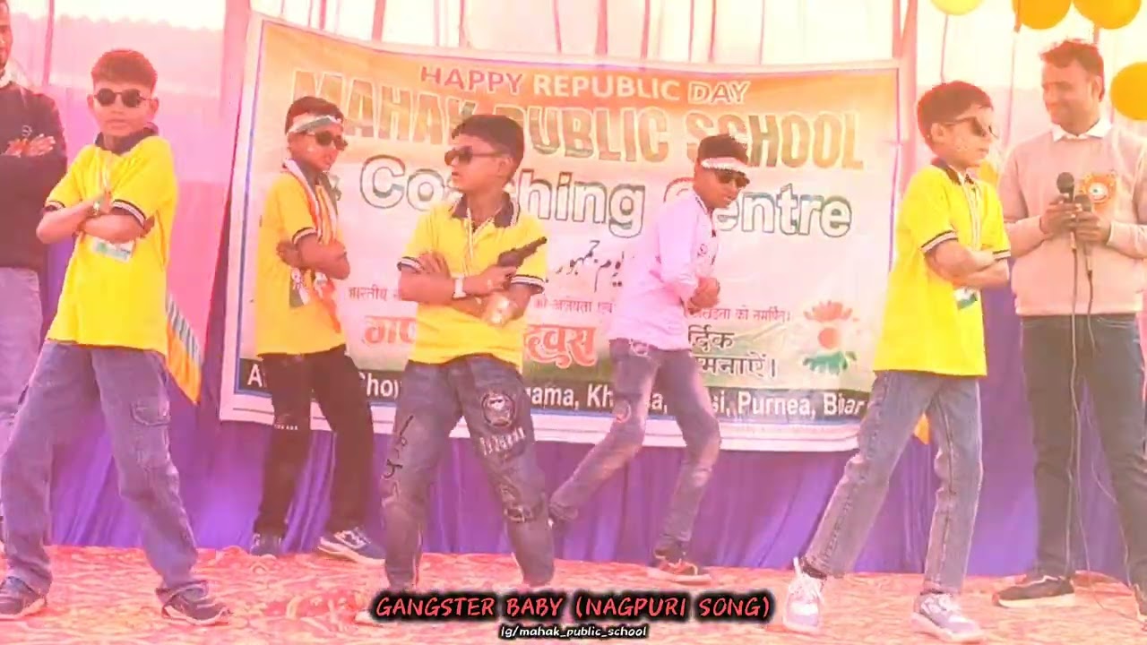 Gangster Baby Dance (Nagpuri song) Mahak Public School 