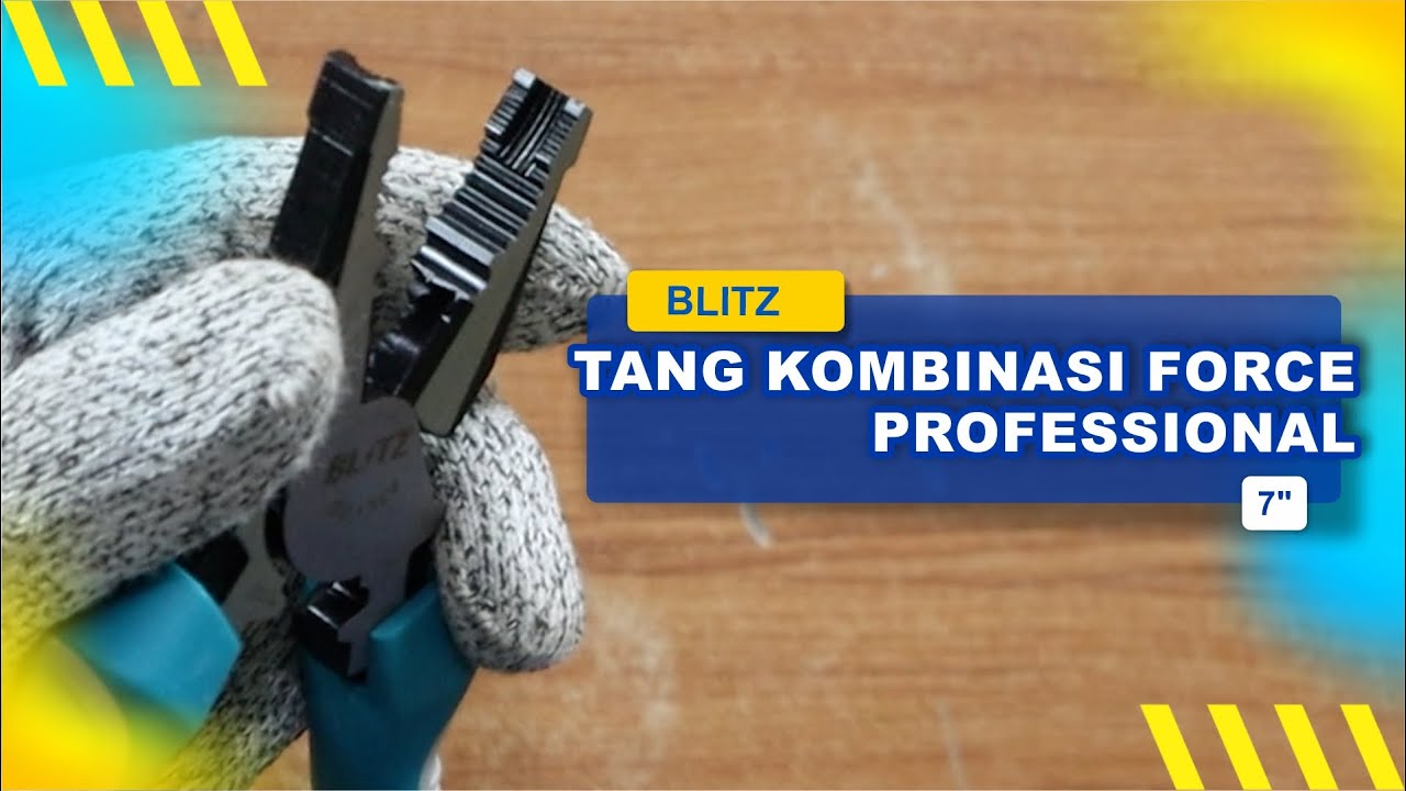 Review & Test BLITZ CROM-701 Tang Kombinasi 7 in 1 Gunting Potong Kawat Kabel Wire Crimping Pliers