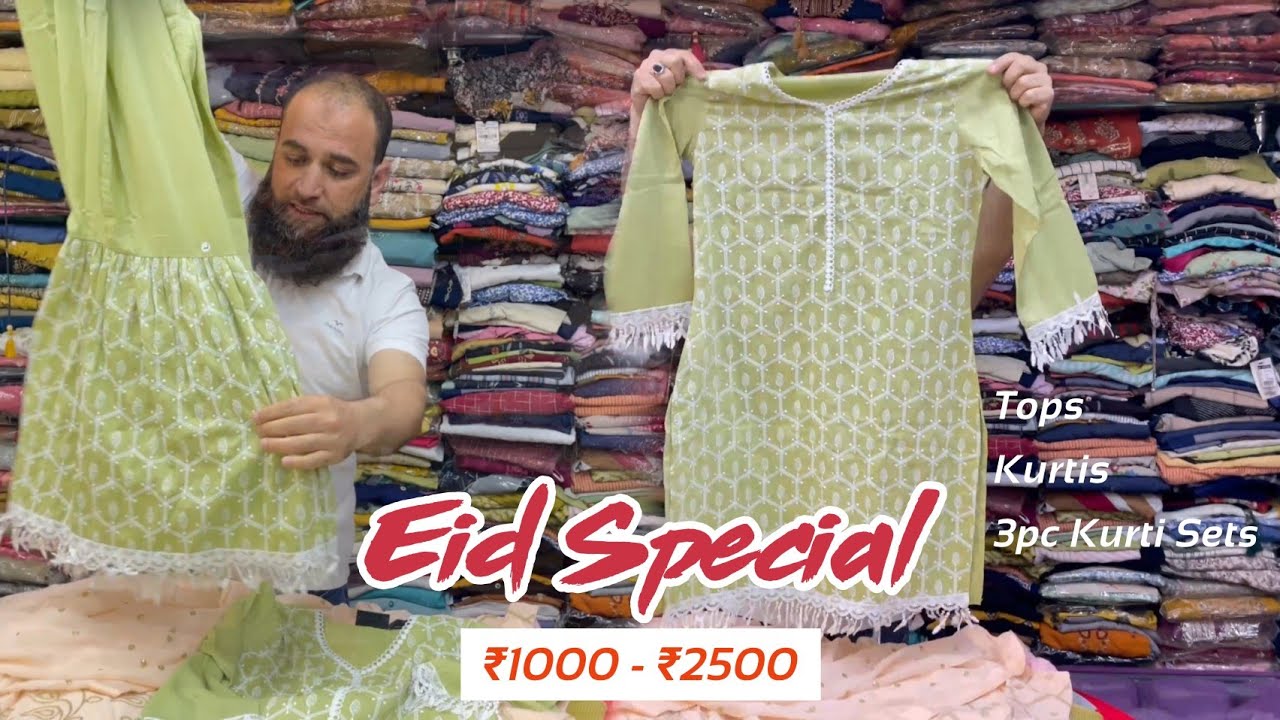₹1000 - ₹2500 Eid Special Collection ( Tops, Kurtis Sharara Dresses, 3PC Kurti Sets )