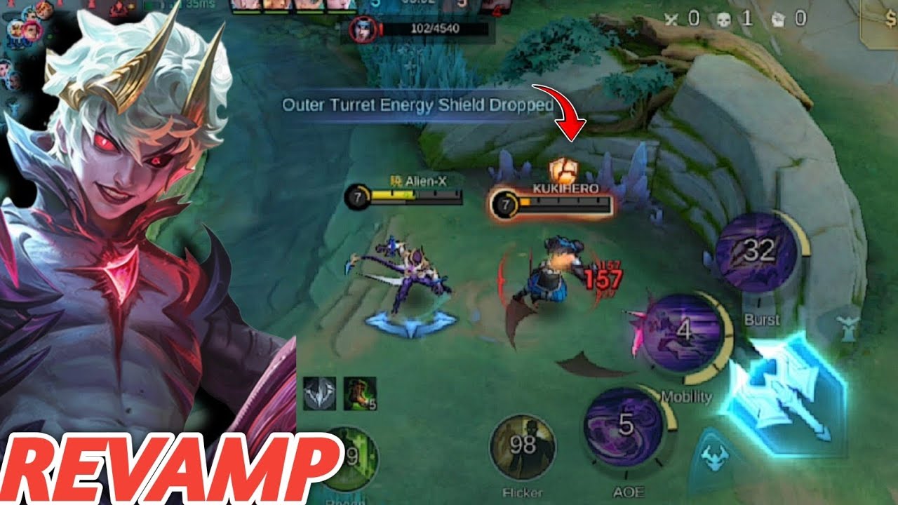 DYRROTH REVAMP GAMEPLAY | AWESOME DAMAGE | HINDI COMMENTRY |