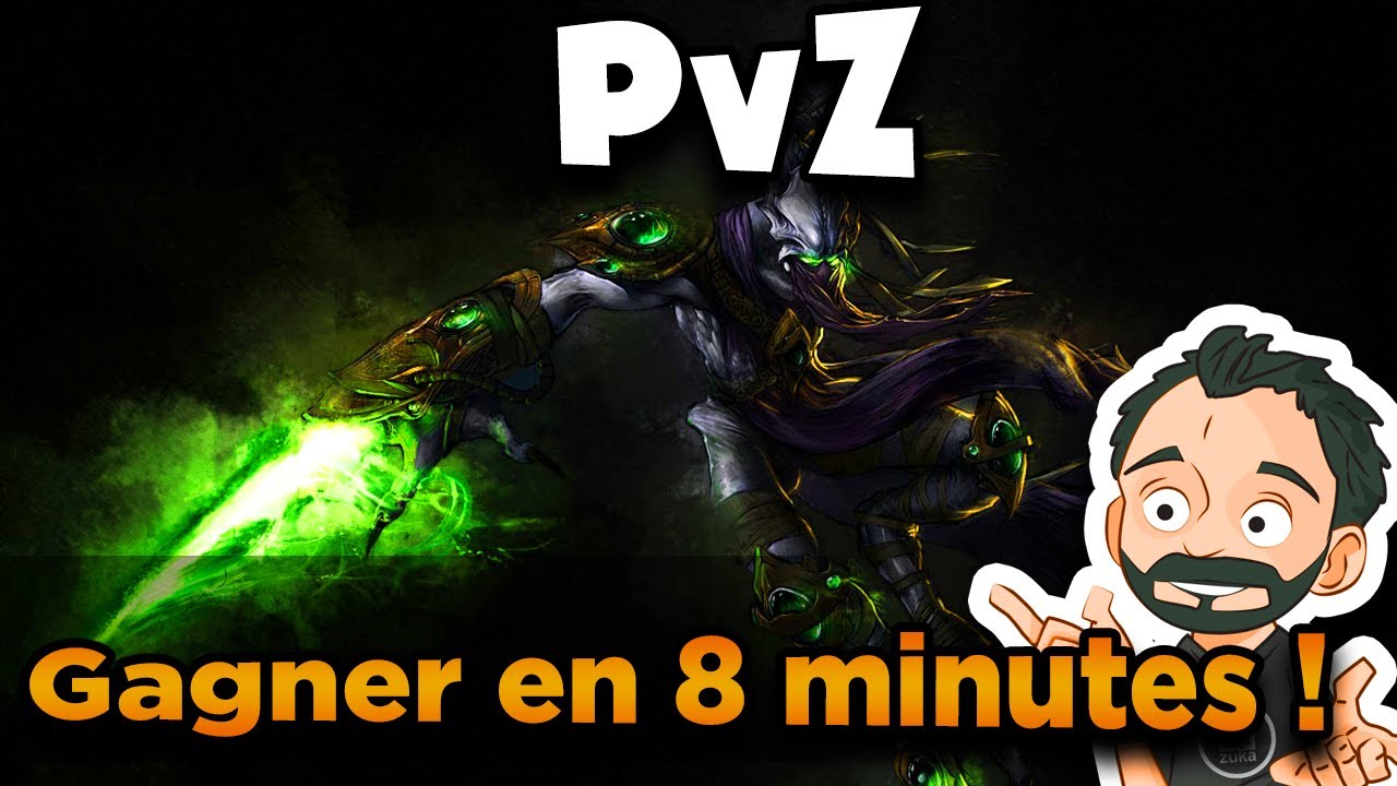 PvZ - Drop DT / Macro contre Zerg ! Victoire en 8 Minutes ! | StarCraft 2