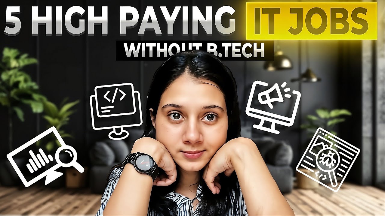 5 High-Paying🔥 IT Jobs without B.Tech Degree (Non-Tech Graduates Can Apply)