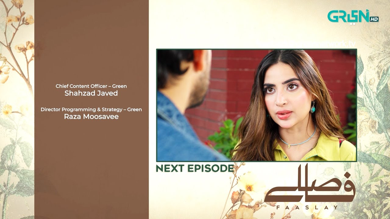 Faaslay Episode 16 ( Teaser ) 4th January 2026 | Ali Ansari - Saboor Aly | Green TV Entertainment