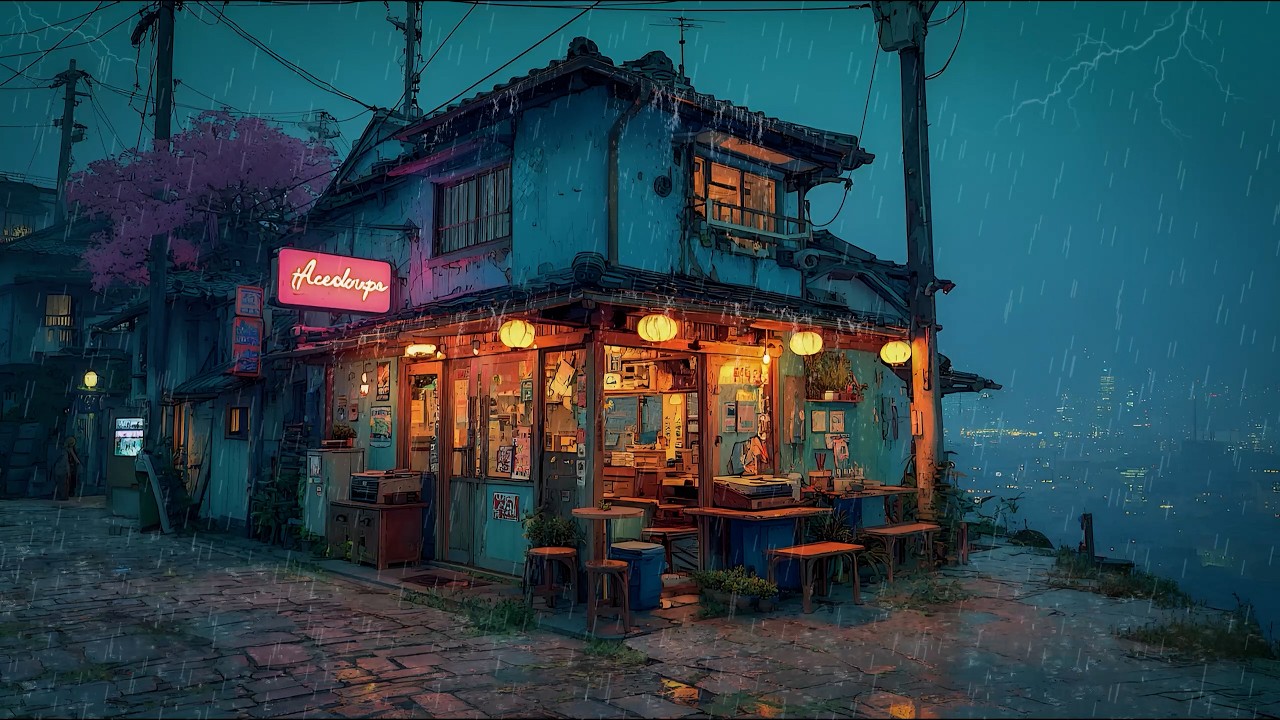 Silent Night Rain Lofi 🌧️ Chill Hip Hop Mix for Focus, Relax & Sleep