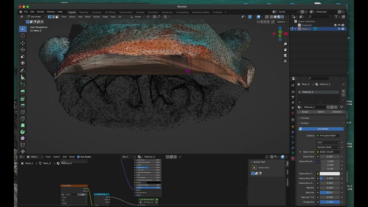 Polycam: 3D Scanning and Blender: Editing / Exporting