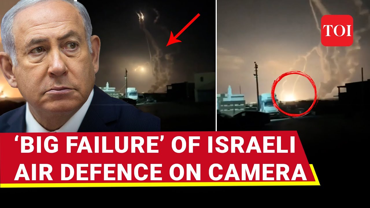 Israel's BIG FAIL: IDF Air Defence Gets Confused, Explodes Instead Of Intercepting Missile | On Cam