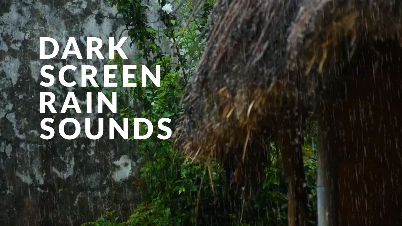 Rain Sounds For Sleeping - Instantly Fall Asleep With Rain Sound And Dark Screen