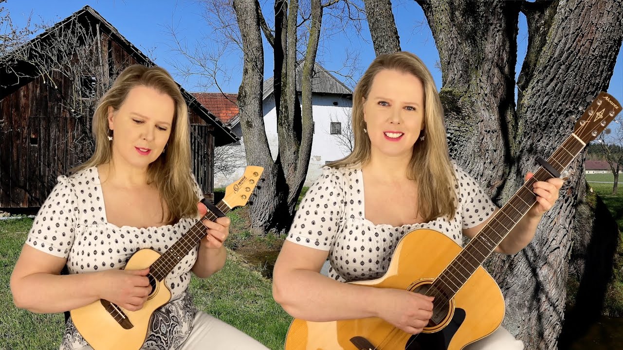 Za naší stodolou (Mirek Kemel) - na kytaru a ukulele