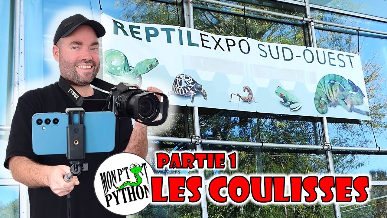 REPTILEXPO 2024 / Partie 1 : LES COULISSES DE LA BOURSE (j'ai quand même trouvé des animaux !)