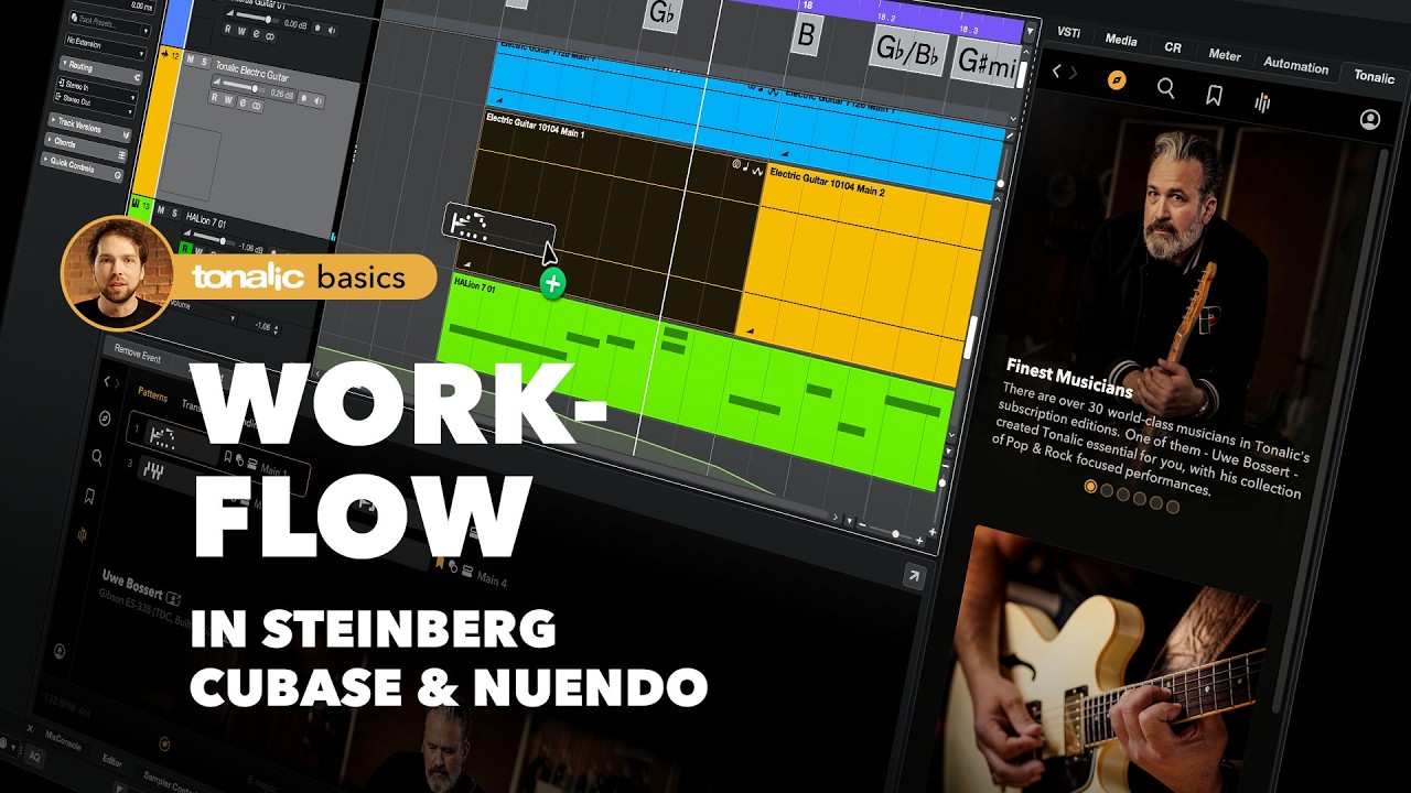 Tonalic Workflow in Cubase & Nuendo &ndash; Working with Tonalics