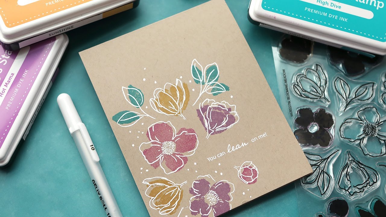 Solid & Outline Offset Stamping with Kristina Werner