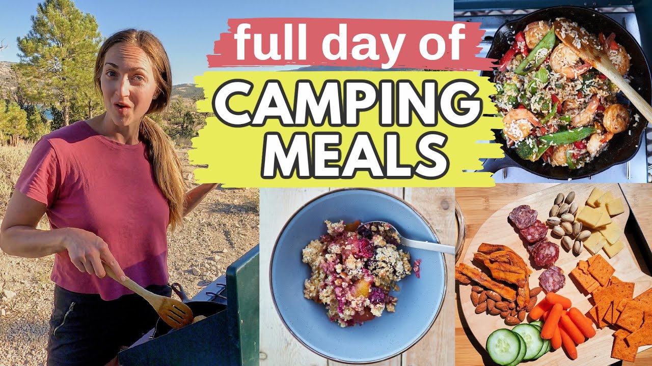 Full day of EASY CAMPING FOOD IDEAS: Delicious camping meals and recipes