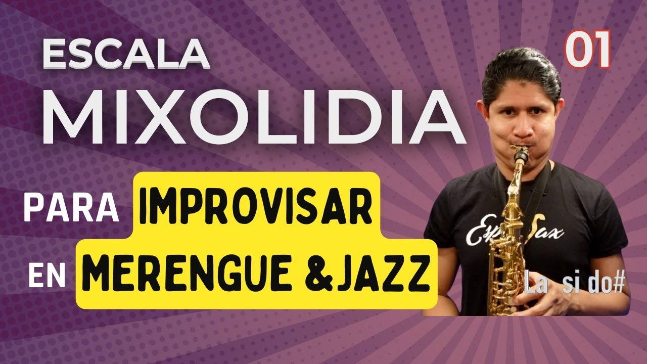 Escala Mixolidia para improvisar en merengue y en jazz | Espinosax