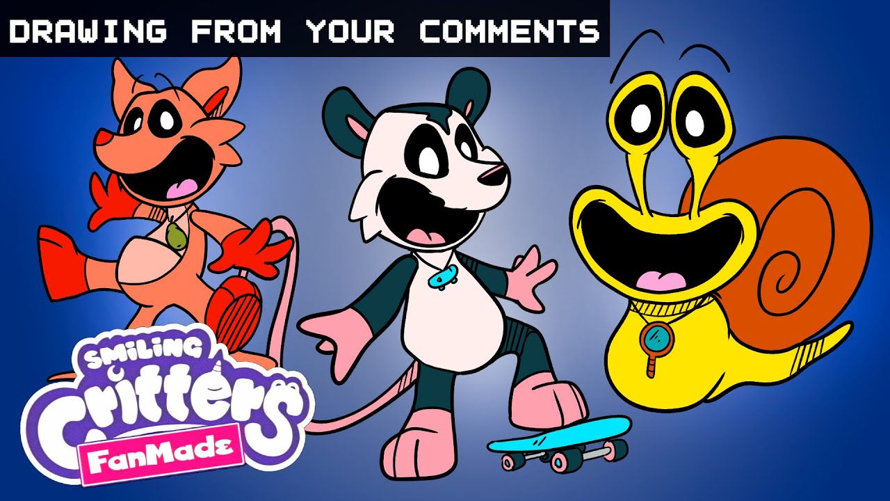 I Drew SMILING CRITTERS FROM YOUR COMMENTS! Poppy Playtime Chapter 3 (Fanmade)