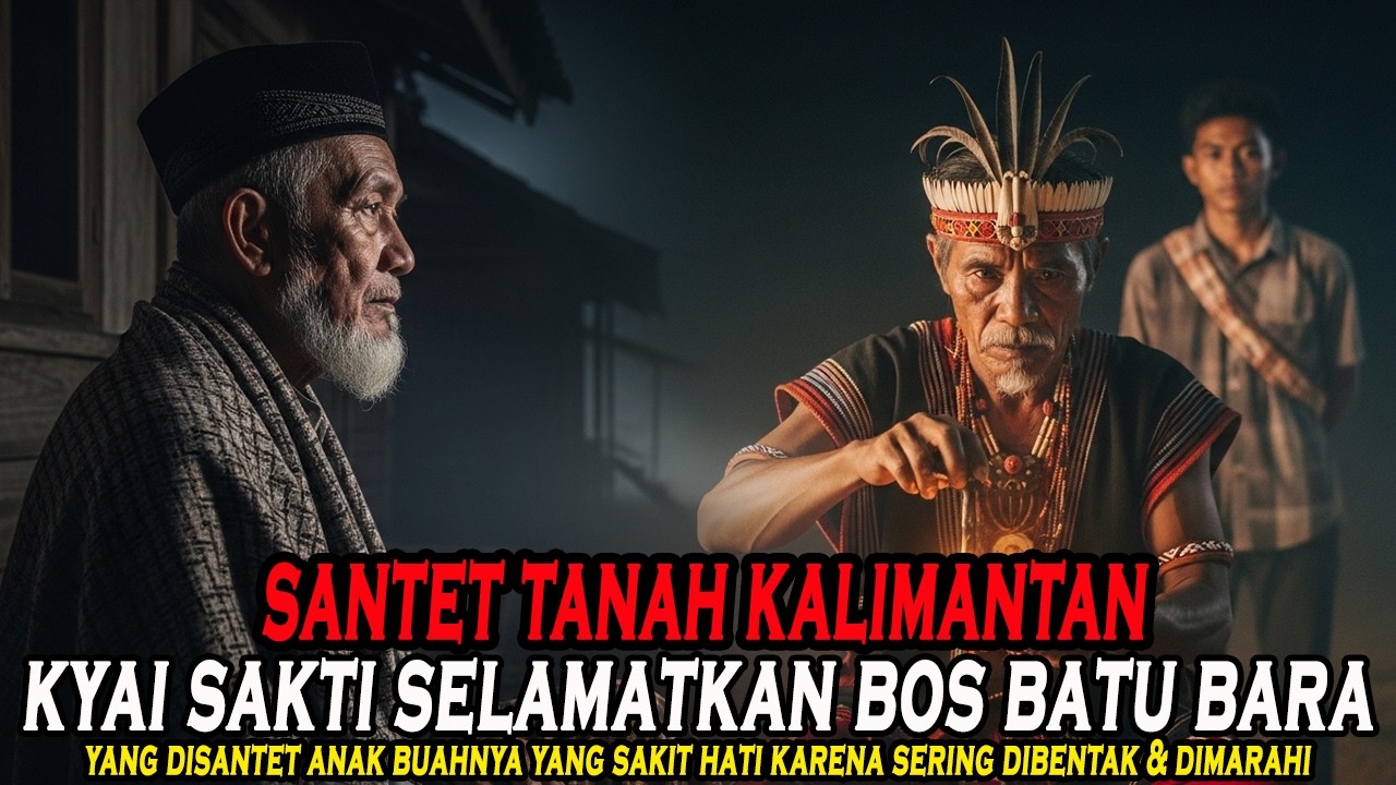KYAI SAKTI MELAWAN DUKUN KALIMANTAN YANG DIBAYAR UNTUK MENYANTET BOSNYA