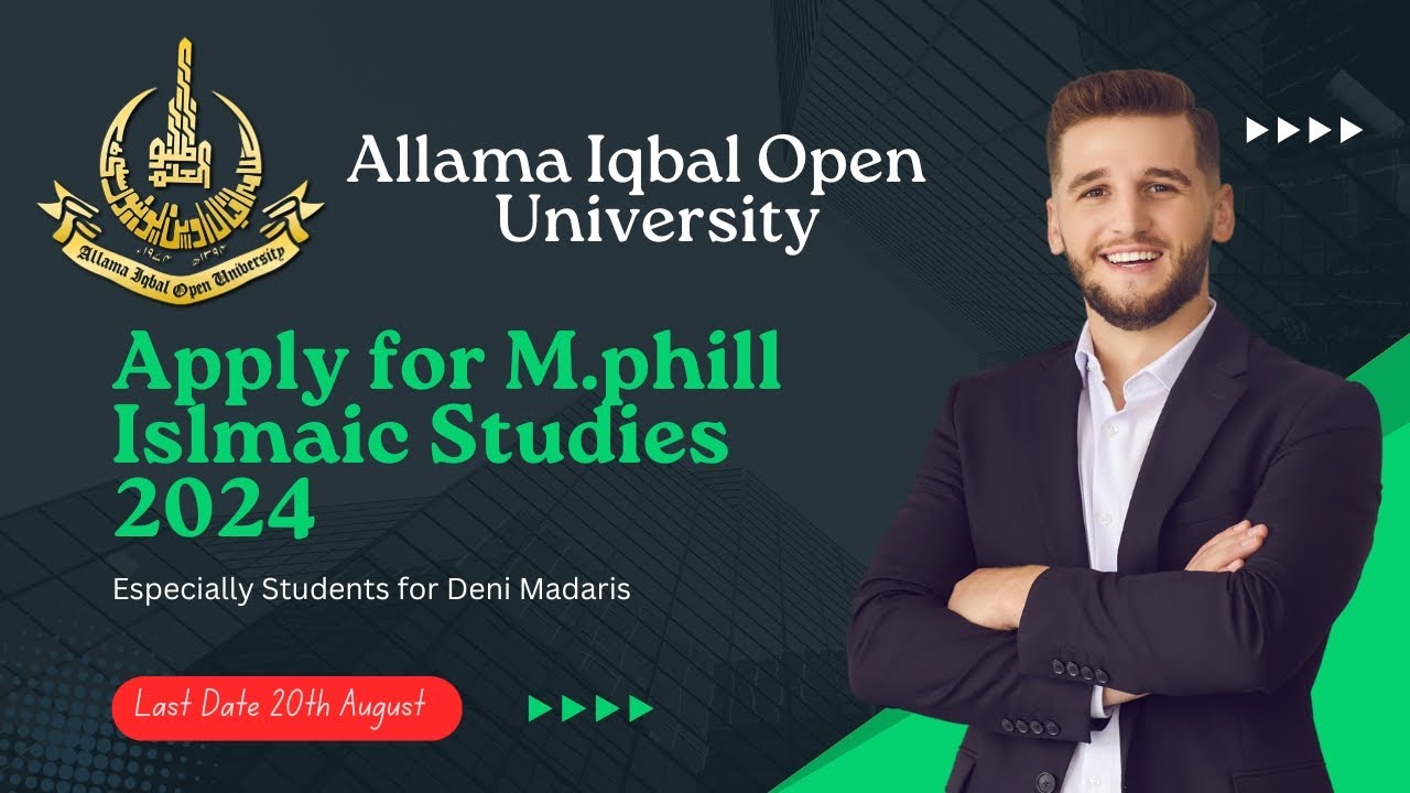 How to apply for M.phill Islamic studies in 2024 in AIOU.